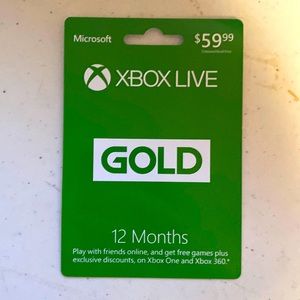 Xbox Gift Card.